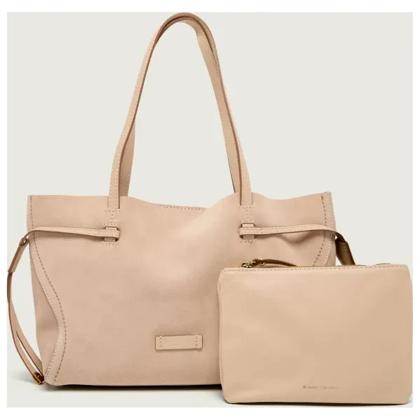 GIANNI CHIARINI Shopper kabelka + príručná taštička VIOLETTE | semiš 66795117