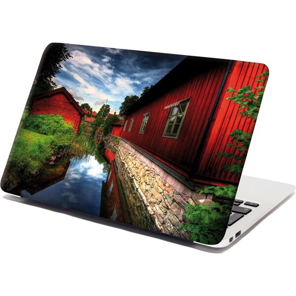 Sablio Samolepka na notebook Červený dom 65102000