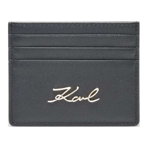 Karl Lagerfeld Kožené puzdro na karty K/signature 66798968