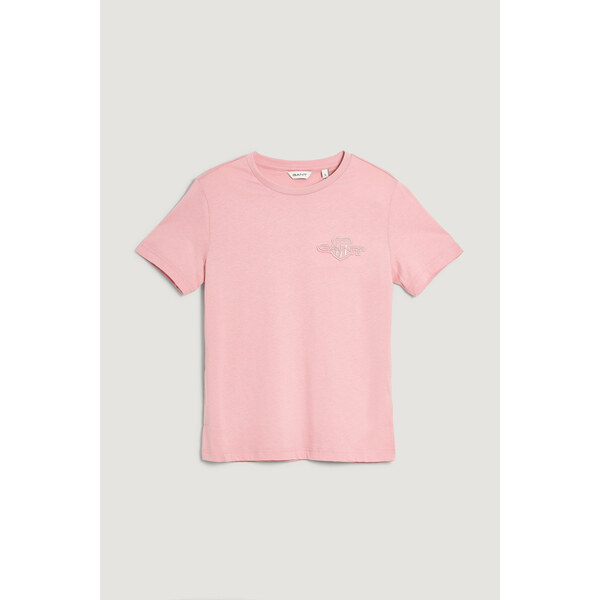 TRIČKO GANT REG TONAL SHIELD SS T-SHIRT SUMMER ROSE 64970600