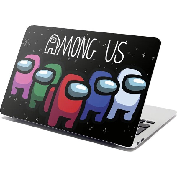 Sablio Samolepka na notebook AMONG US Čierny vesmír 65112625