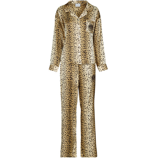Juicy Couture Pyžamá Tamzin Cheetah Satin Shirt Pant Set Juicy Couture 66803688