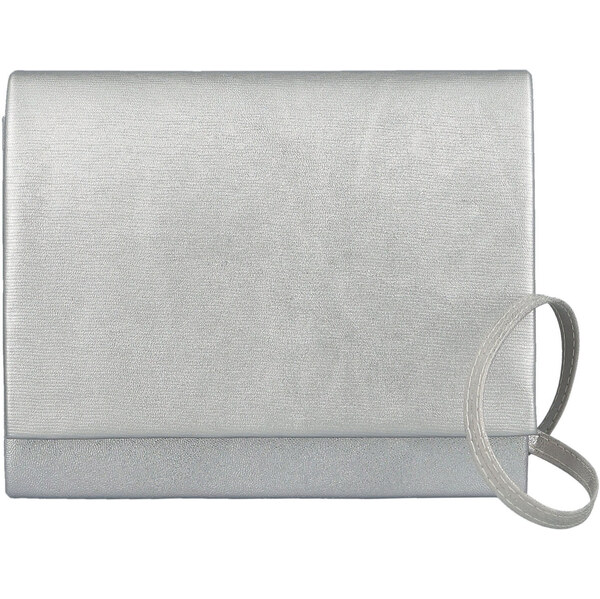 Dámska listová kabelka strieborná - Delami Kelis strieborná 66823546