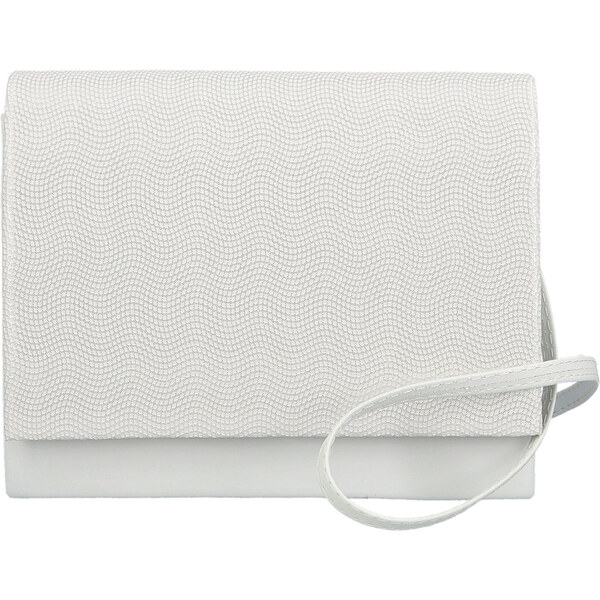 Dámska listová kabelka biela - Delami Kelis 2 biela 66823547