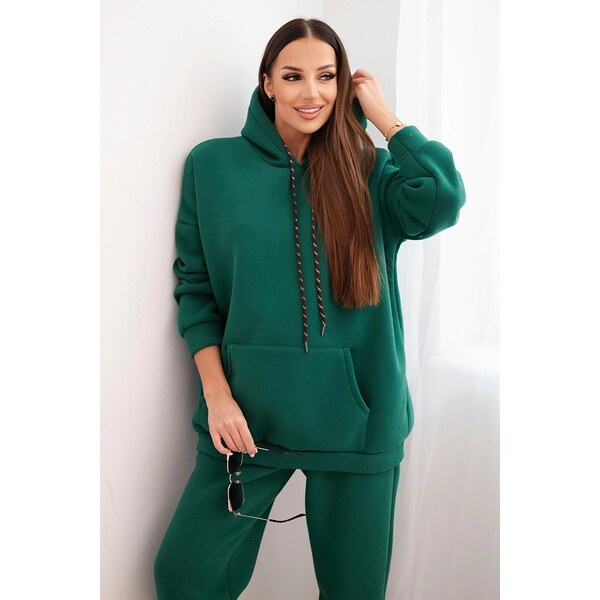 Kesi Włoski Dámsky teplákový komplet zateplený z bavlny s kapucňou 65916799