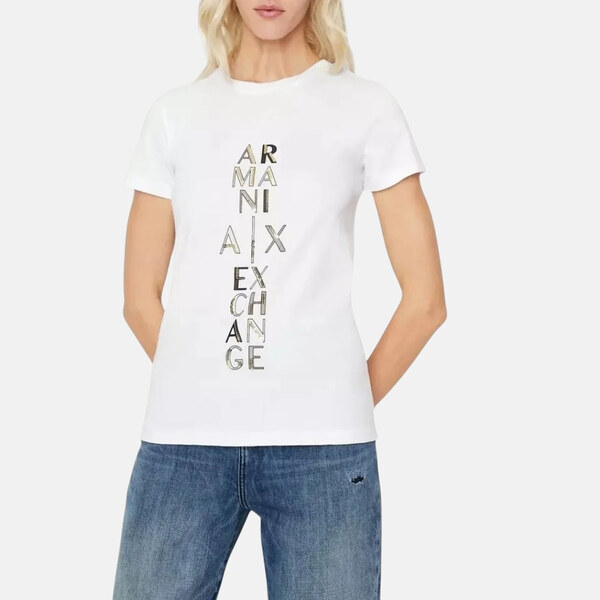 Dámské bílé triko Armani Exchange M56566 66803855