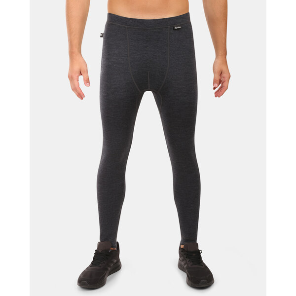 Pánske termo nohavice z MERINO WOOL Kilpi MAVORA BOTTOM-M čierna 66804683