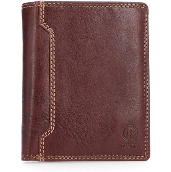 Pánska kožená peňaženka Poyem hnedá 5211 Poyem H 17715131