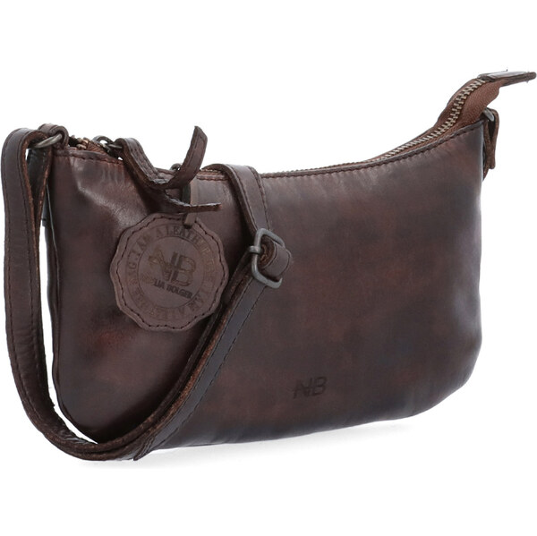 Kožená kabelka crossbody Noelia Bolger hnedá NB 2420 H 66804600