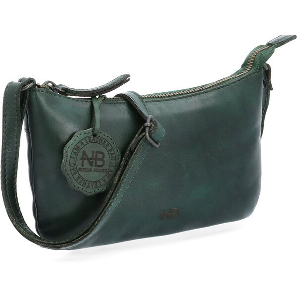 Kožená kabelka crossbody Noelia Bolger zelená NB 2420 ZE 66804597