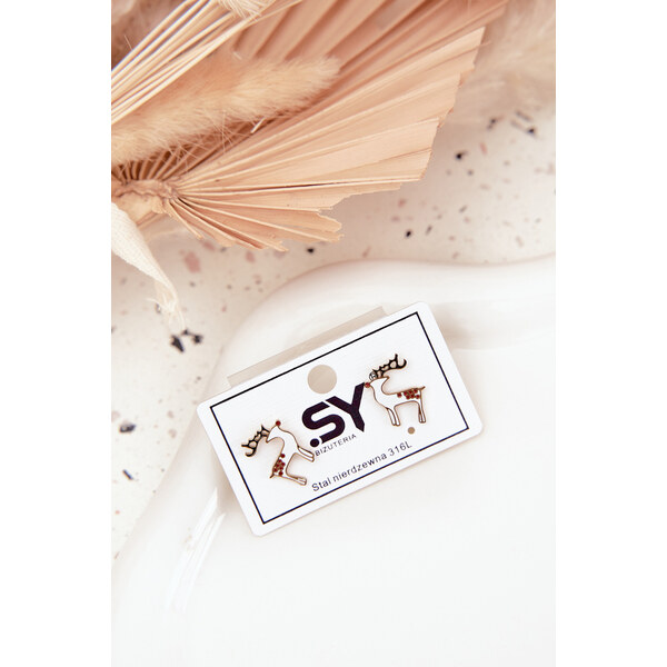 Náušnice Boto Reindeer z chirurgickej ocele 66824822