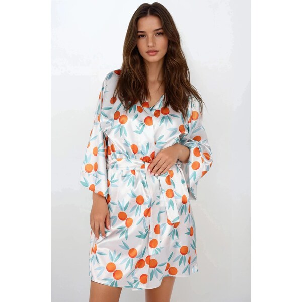 Dkaren Dámsky saténový župan DK P 019, Farba 019 36005147