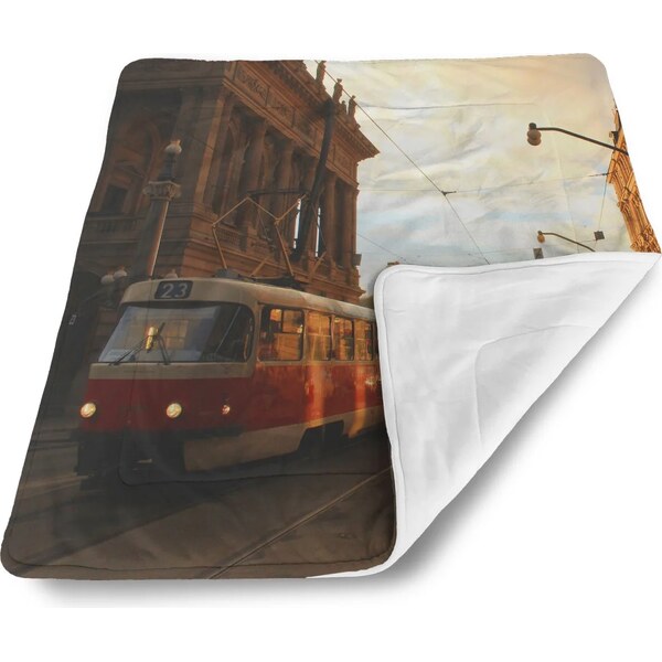 Sablio Deka pre bábätko Električka v historickom meste 62633500