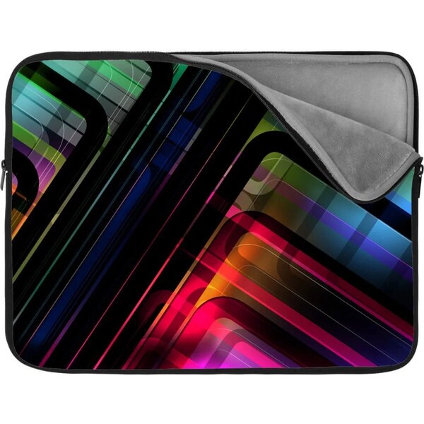 Sablio Obal na notebook Čierne pásiky 65426624