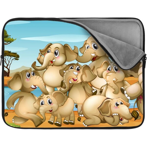 Sablio Obal na notebook Slony 65426834