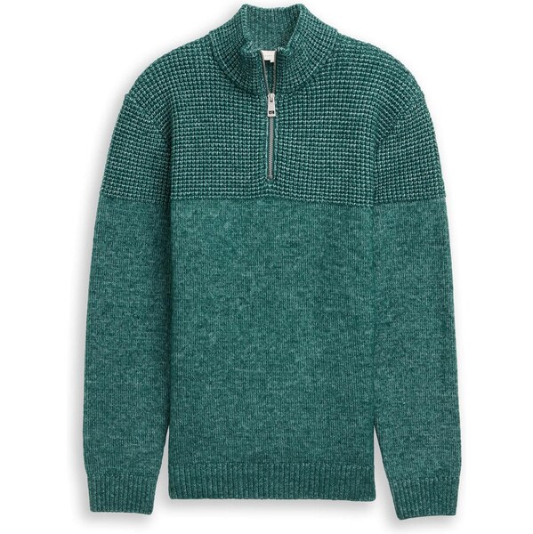 TOM TAILOR Sveter tmavozelená 66807867