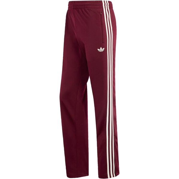ADIDAS ORIGINALS Nohavice Firebird vínovo červená / biela 66809161