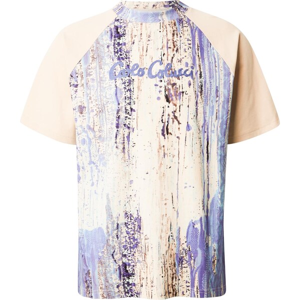 Carlo Colucci Tričko opálová / modrofialová / šedobiela 66809286