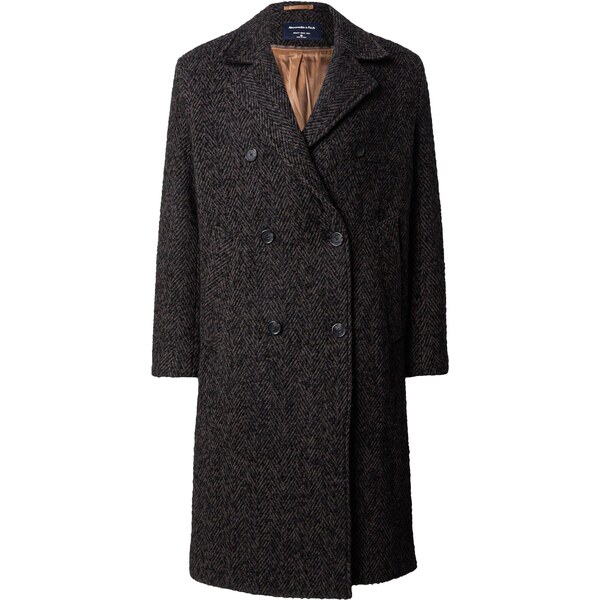 Abercrombie & Fitch Prechodný kabát hnedá / čierna 66809279