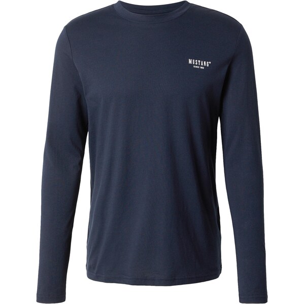 MUSTANG Tričko ASHEVILLE zafírová / biela 66809314