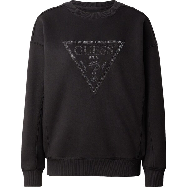 GUESS Mikina čierna / strieborná 66809403