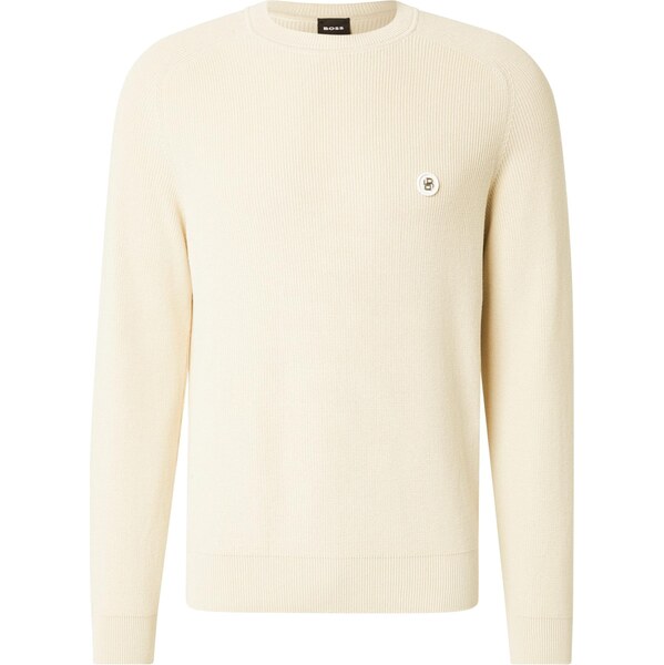 BOSS Sveter Ullian prírodná biela 66809424