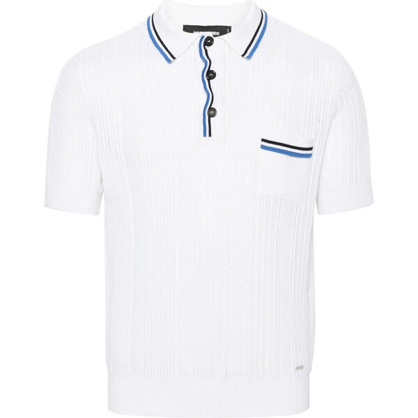 Biele polo tričko Dsquared2 66806171