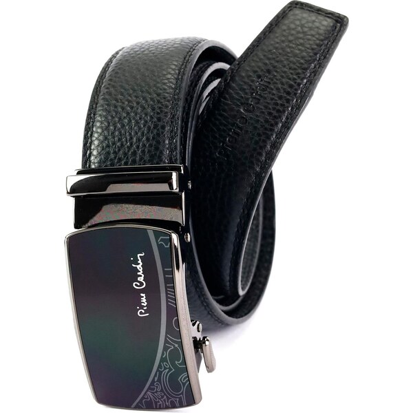 Kožený moderný opasok s automatickou prackou Pierre Cardin 66807159