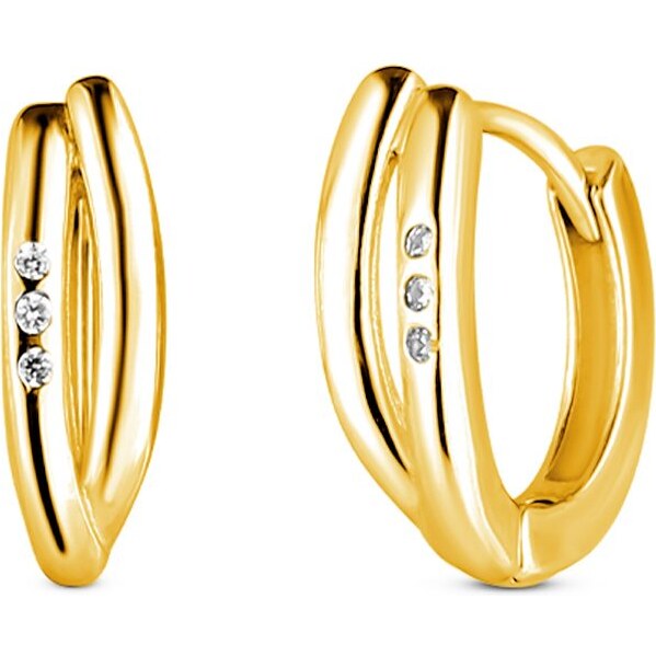 VUCH Zlaté náušnice Elysium 66813461