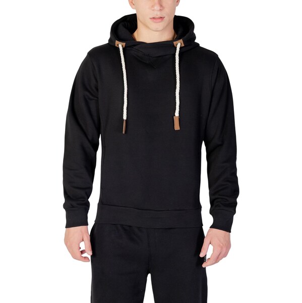 Yos Pánska čierna mikina s kapucňou 66813874