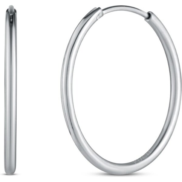 VUCH Kruhové náušnice Yetta Middle Silver 66813420