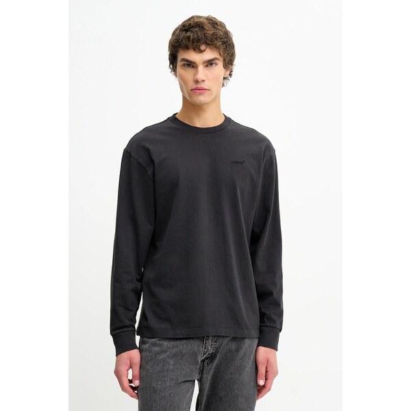 Bavlnené tričko s dlhým rukávom Levis 66816121