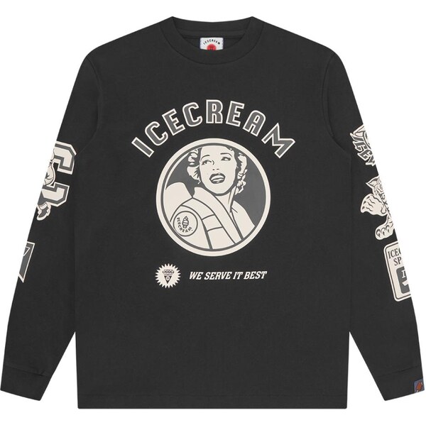 ICECREAM Multi Graphic Tee - Pánske - Tričko ICECREAM - Čierne - 66814840