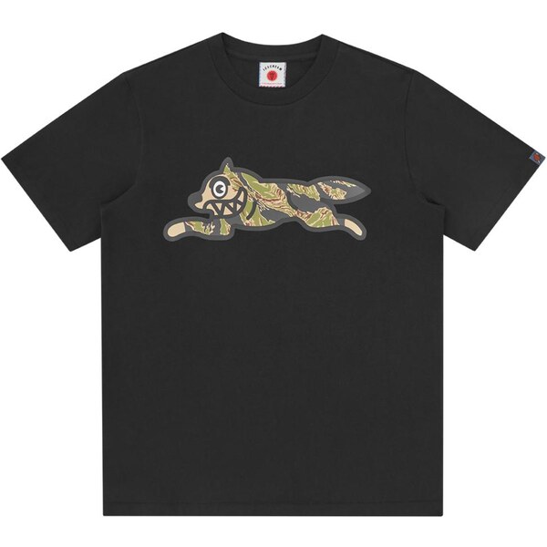 ICECREAM Tiger Stripe Running Dog Tee Black - Pánske - Tričko ICECREAM 66814843