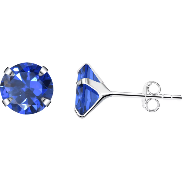 Olivie Strieborné náušnice MODRÉ 9977 66880652