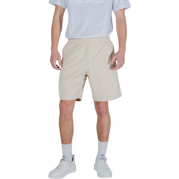 Pánske béžové bermudy EA7 66471698