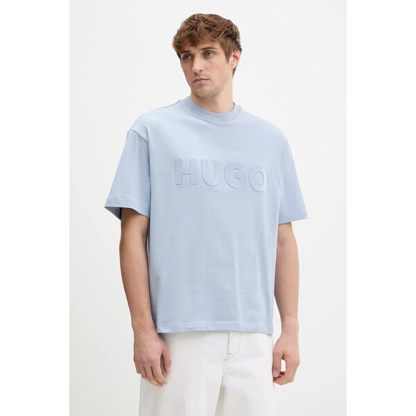 Bavlnené tričko HUGO Dinkee 66816989