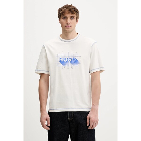 Bavlnené tričko Hugo Blue Nothal 66817323