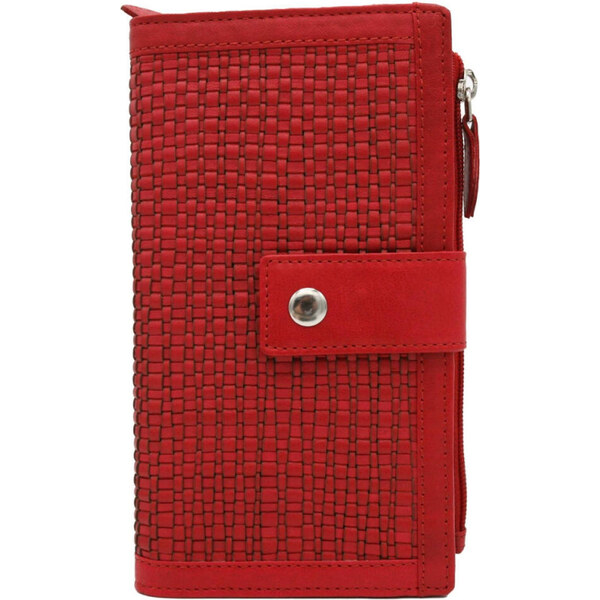 Peterson Dámska kožená peňaženka Rovicky červená KZ50699 66819234