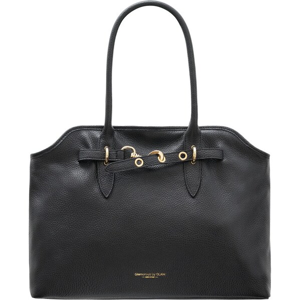 Glamorous by GLAM Kožená kabelka přes rameno černá 66819639