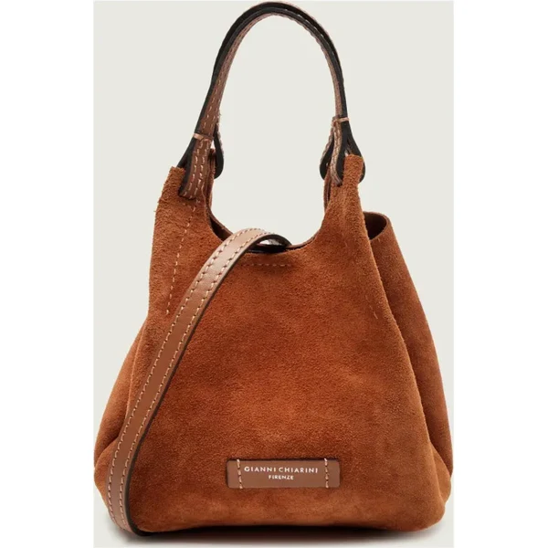 GIANNI CHIARINI Kabelka na rameno DUA | semiš 66819971