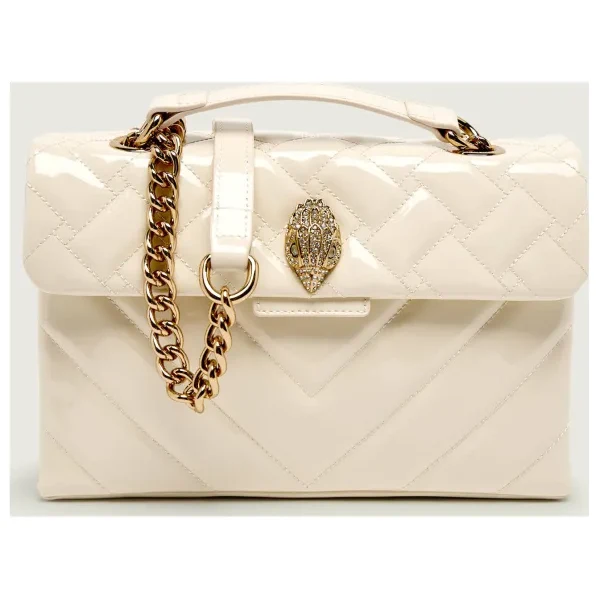 Kurt Geiger Kožená kabelka na rameno KENSINGTON 66819990