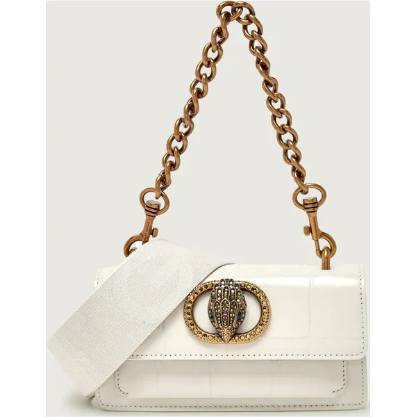 Kurt Geiger Kožená kabelka na rameno CHELSEA 66821332