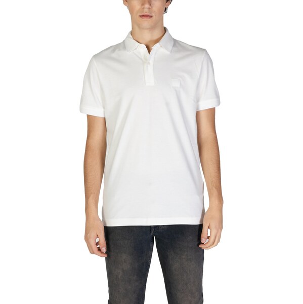 Biele pánske polo tričko Boss 66822508
