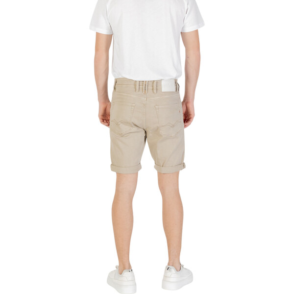 Pánske béžové bermudy Replay 66825144