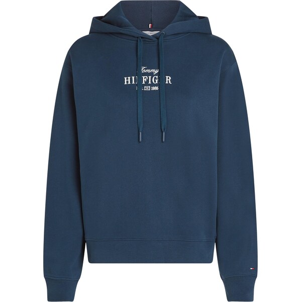 TOMMY HILFIGER Mikina námornícka modrá / biela 66834047