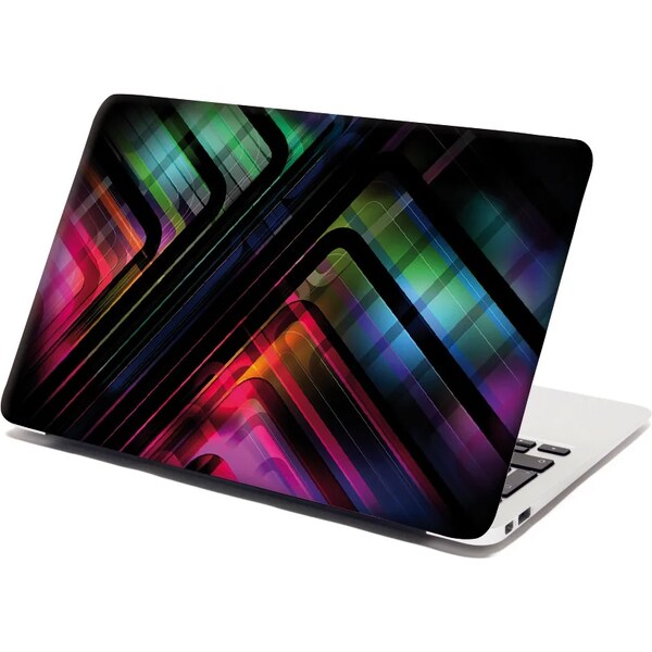 Sablio Samolepka na notebook Čierne pásiky 65098601