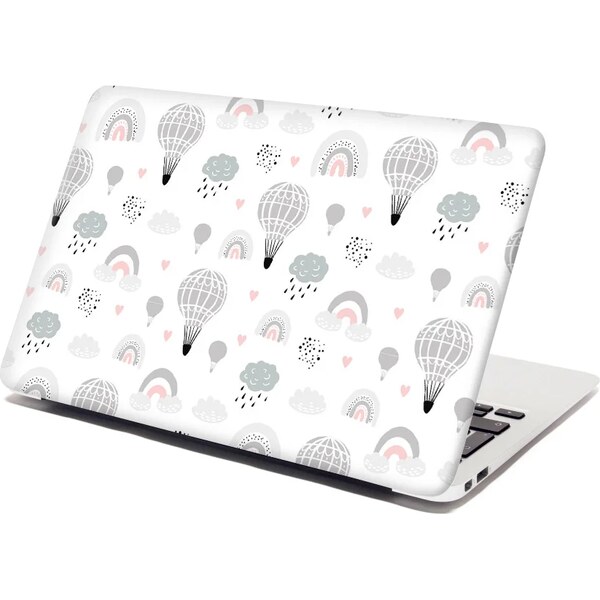 Sablio Samolepka na notebook Maľované teplovzdušné balóny 65100853