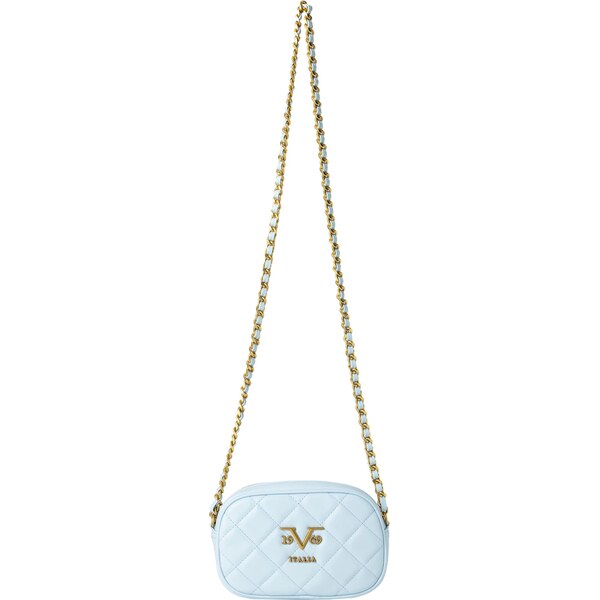 19V69 ITALIA Taška cez rameno Vivi nebesky modrá / zlatá 66834171