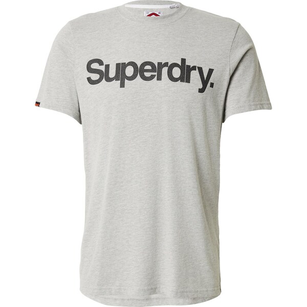 Superdry Tričko sivá melírovaná / čierna 66834183